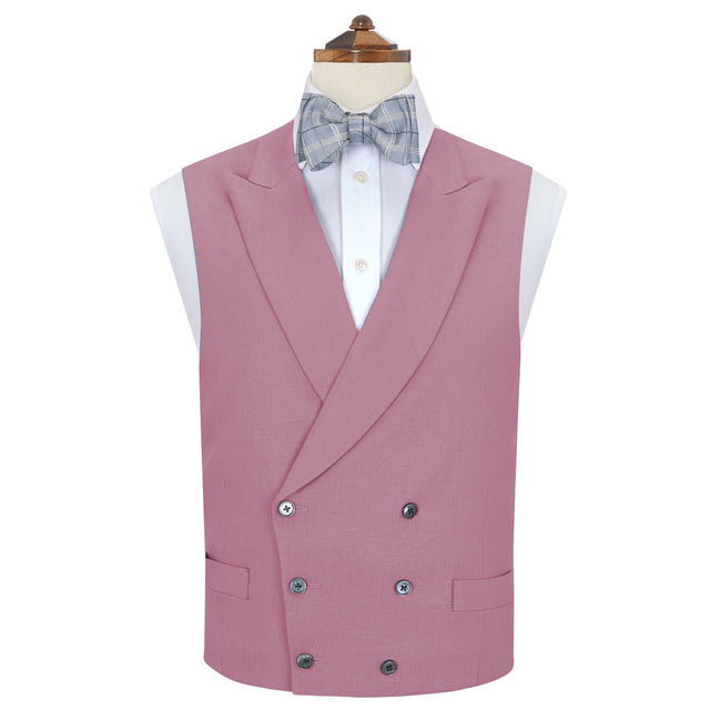 Hayward Pink Linen Waistcoat