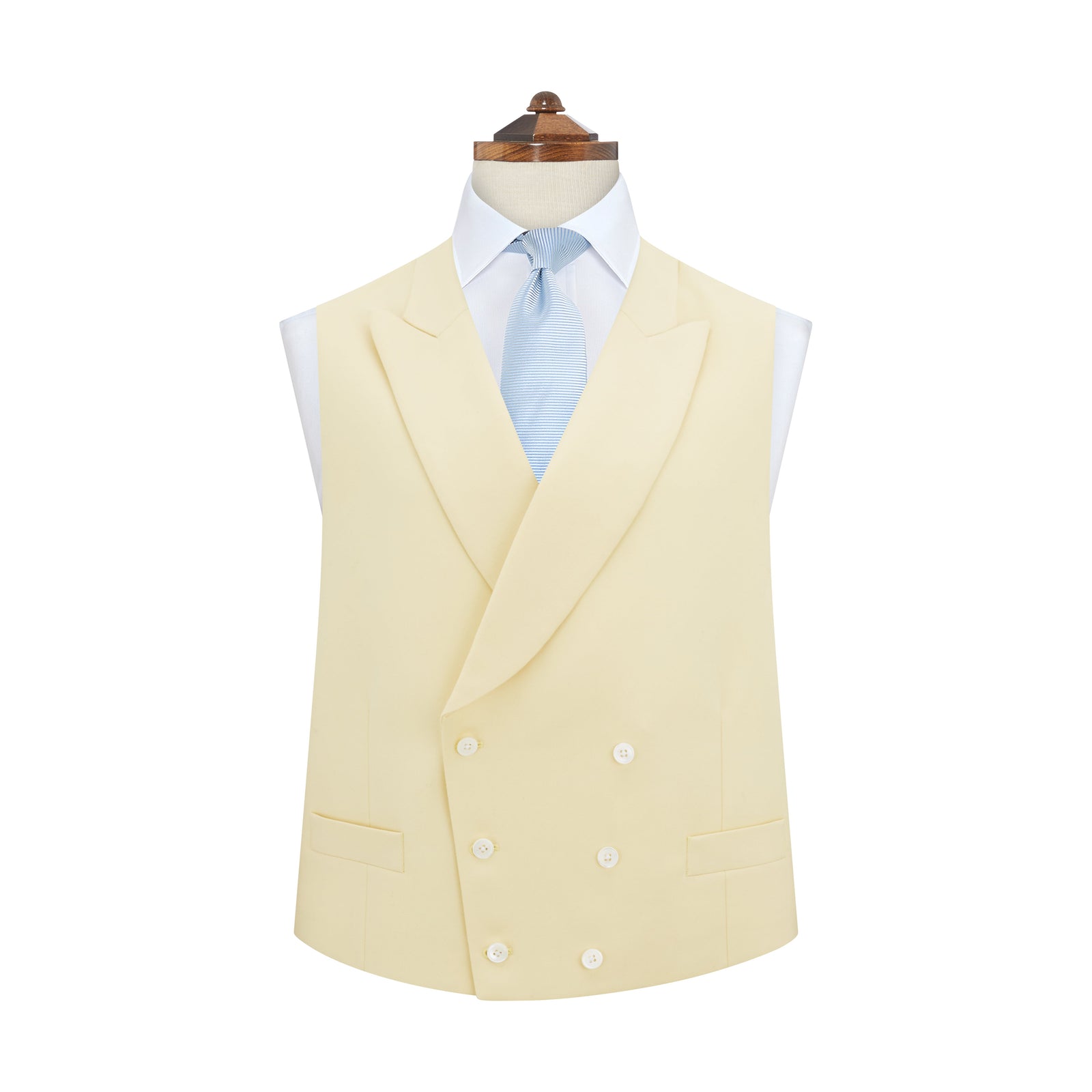 Hayward Yellow Wool Waistcoat