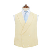 Hayward Yellow Wool Waistcoat