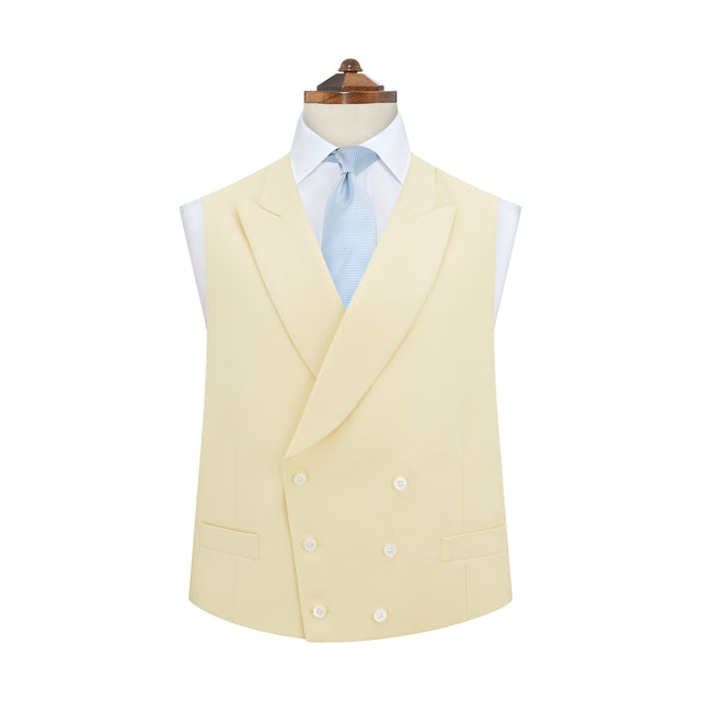 Hayward Yellow Wool Waistcoat