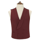 Hudson Berry Grosgrain Silk and Cotton Waistcoat