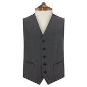 Hyde Charcoal Birdseye 150s Waistcoat