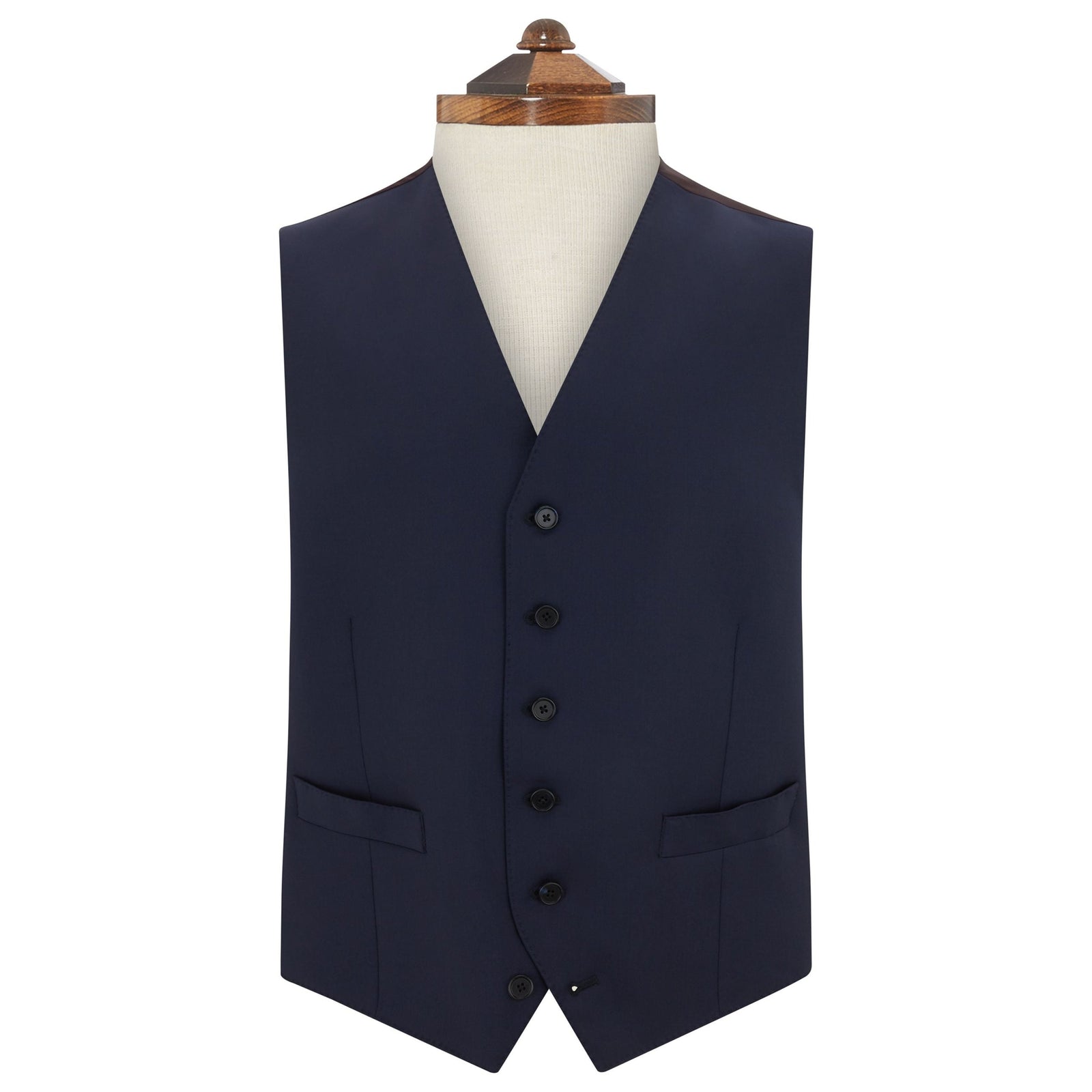 Hyde Navy Flannel Waistcoat