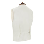 Hayward Pink White Houndstooth Silk Waistcoat
