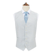Hyde Blue Harlequin Silk Waistcoat