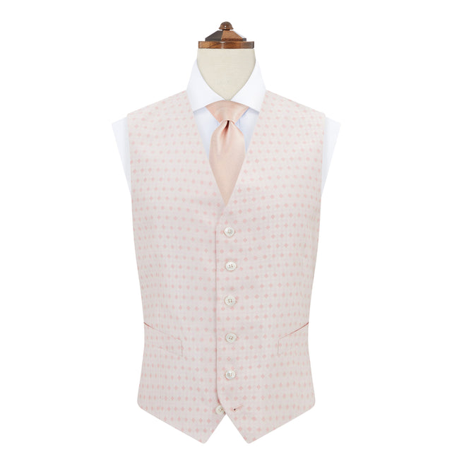 Hyde Pink Harlequin Silk Waistcoat