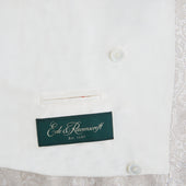 Hayward Ivory Paisley Jacquard Silk Waistcoat