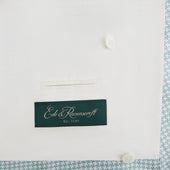 Hayward Green Cream Houndstooth Silk Waistcoat