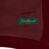 Hadley Burgundy Moleskin Waistcoat