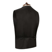 Hayward Teal Black Check Evening Waistcoat