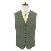 Hyde Herringbone Linen Waistcoat