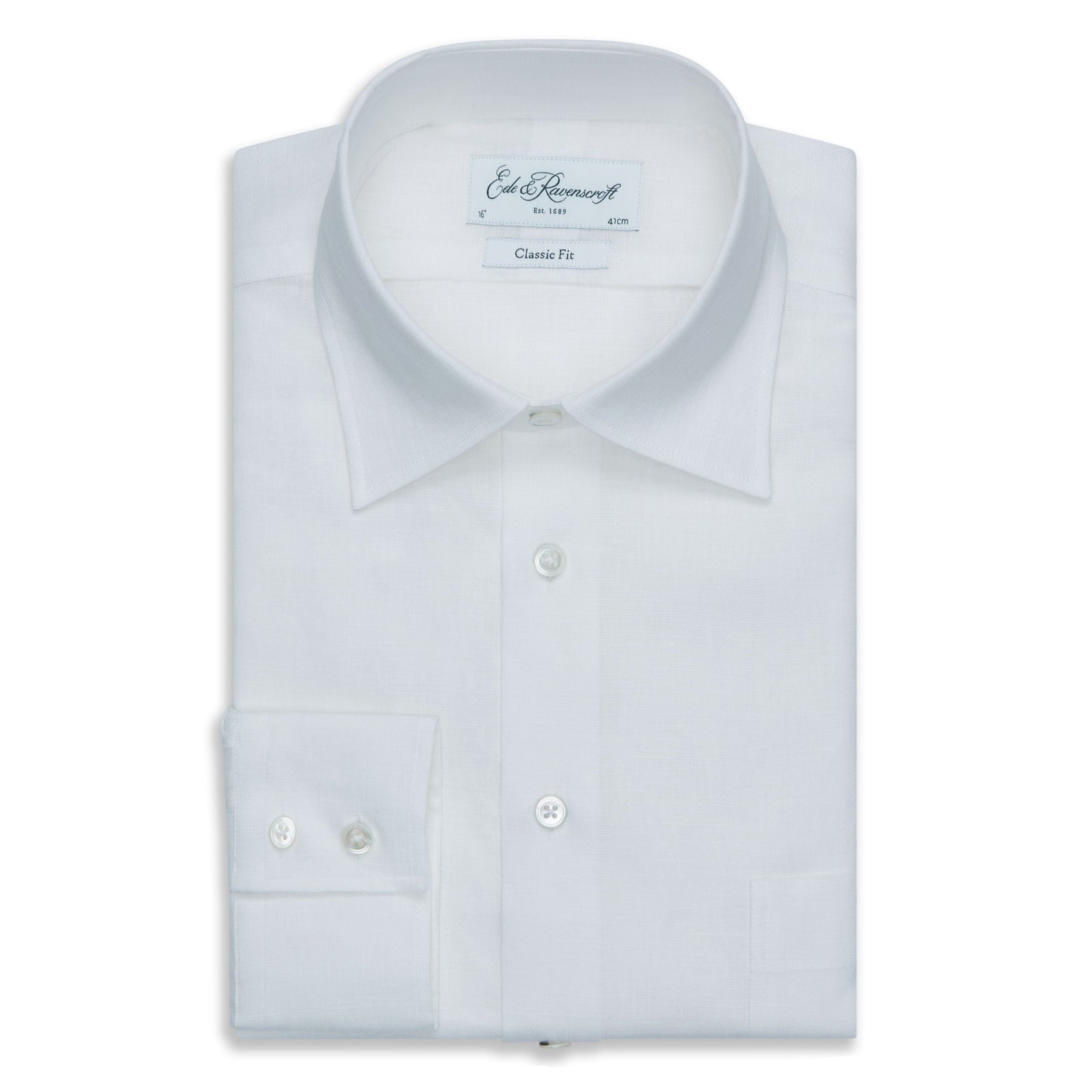 Aragon White Linen Shirt