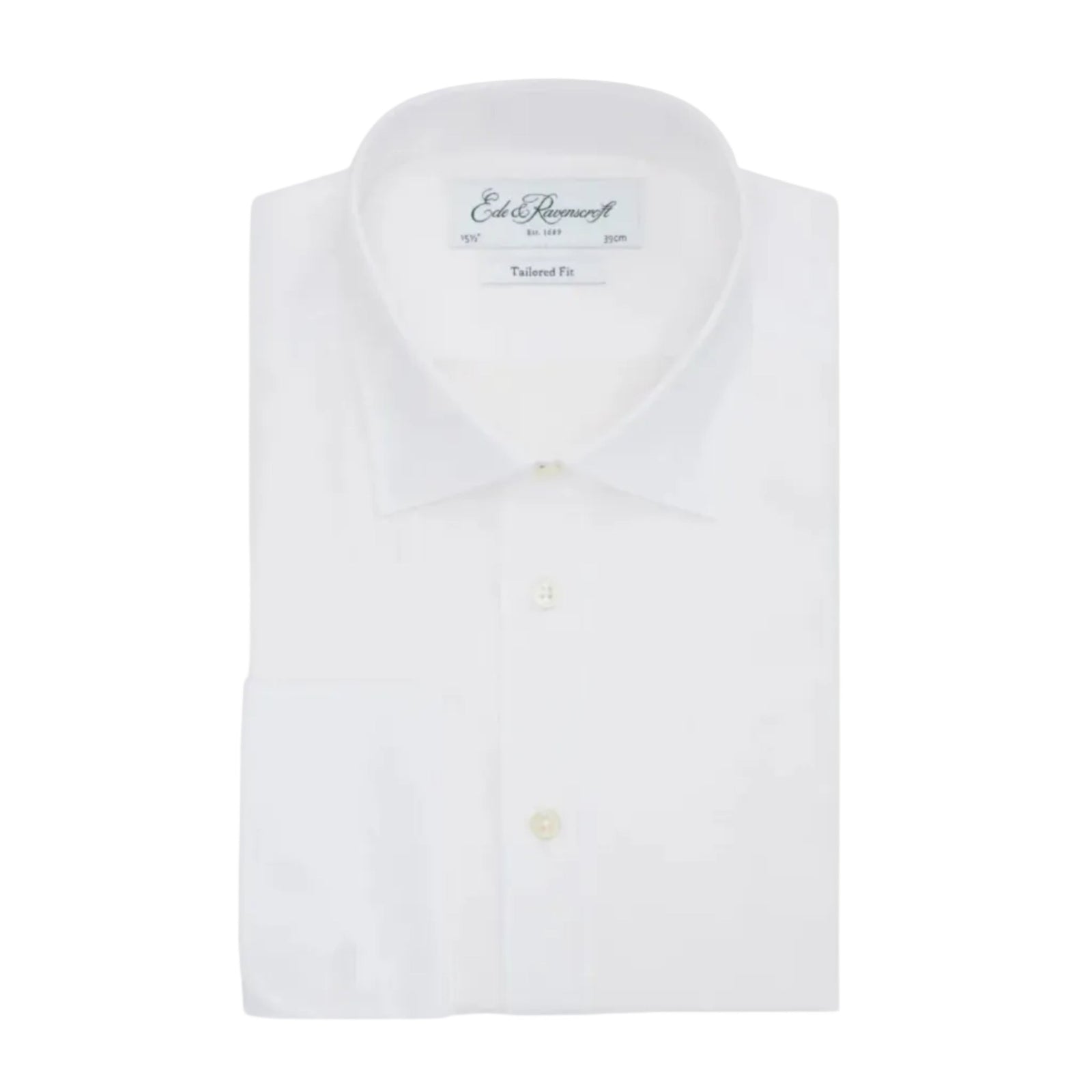 Andrew White Herringbone Shirt