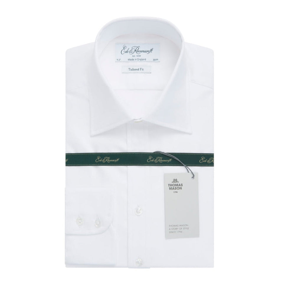 Archie White Royal Oxford Cotton Shirt