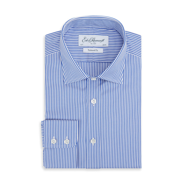 Alex Bengal Stripe Shirt Dark Blue White