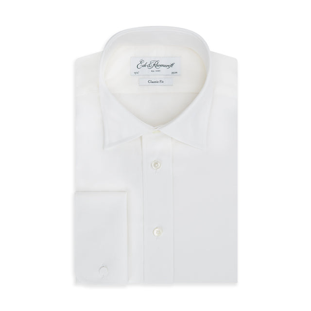 Ainsley White Twill Shirt