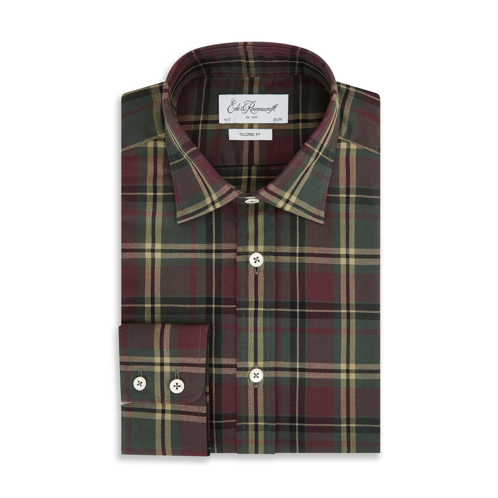 Alex Red Green Tartan Check Shirt
