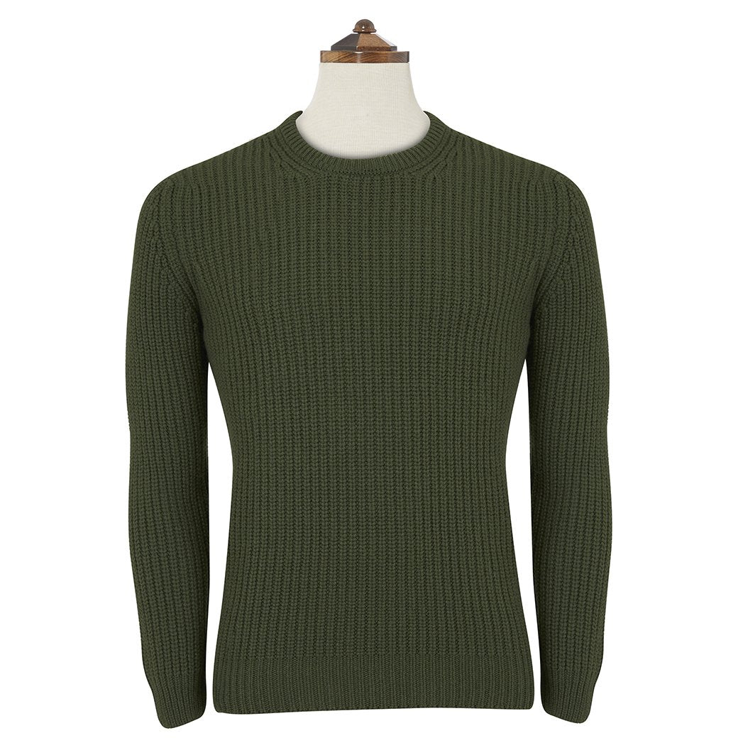 Killian Fern Ribbed Crew Neck Pullover