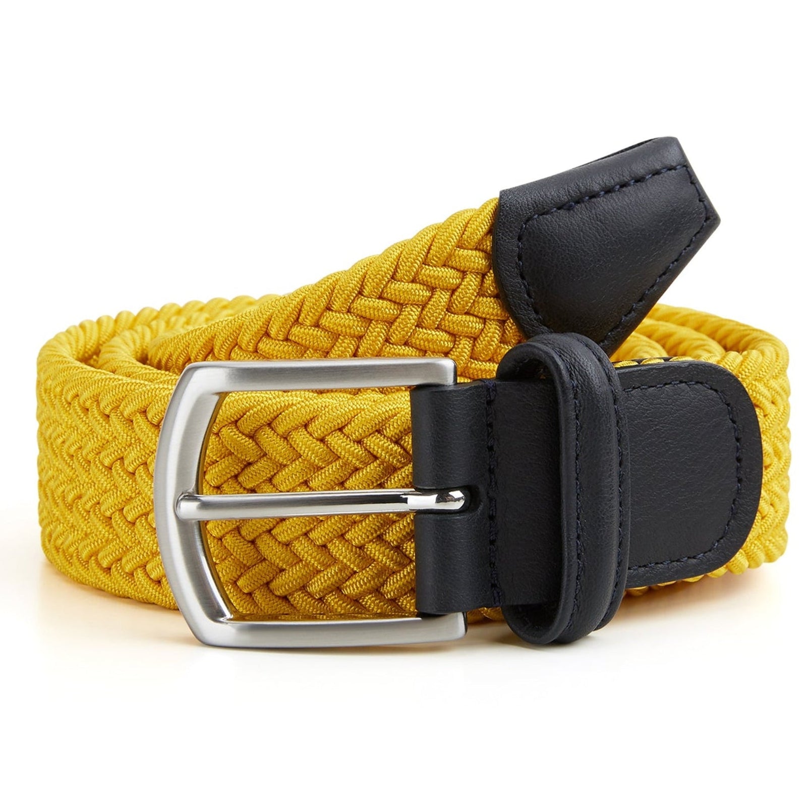 Yellow Woven Elastic Belt