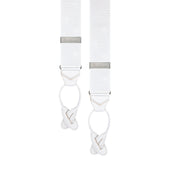 White Fleur De Lys Braces