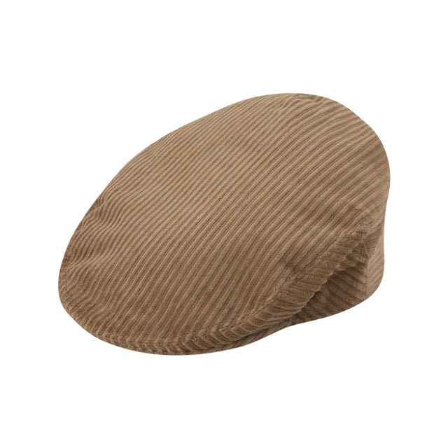 Heydon Beige Corduroy Flat Cap