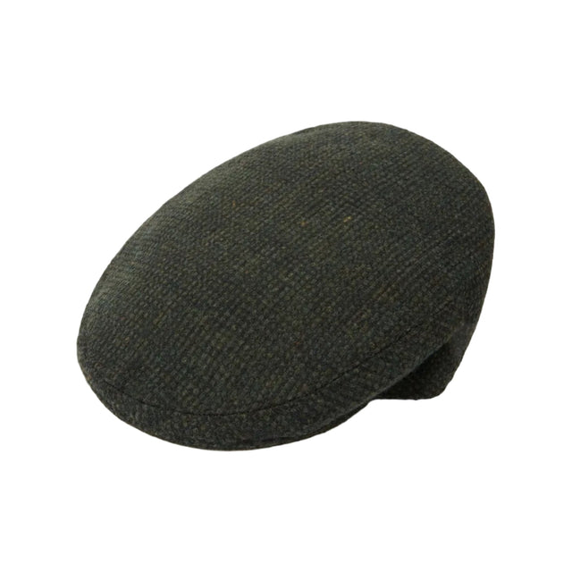 Heydon Green Marl Flat Cap