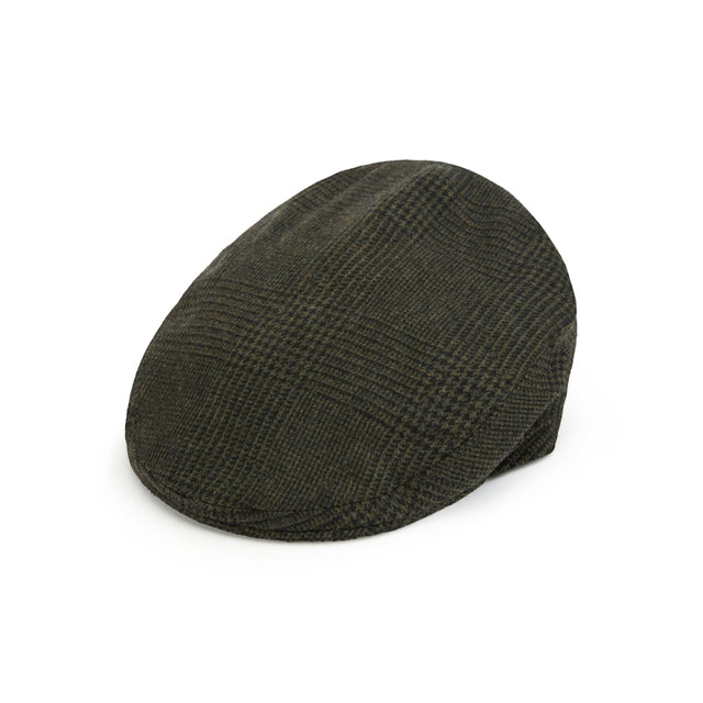 Heydon Green Glen Plaid Flat Cap
