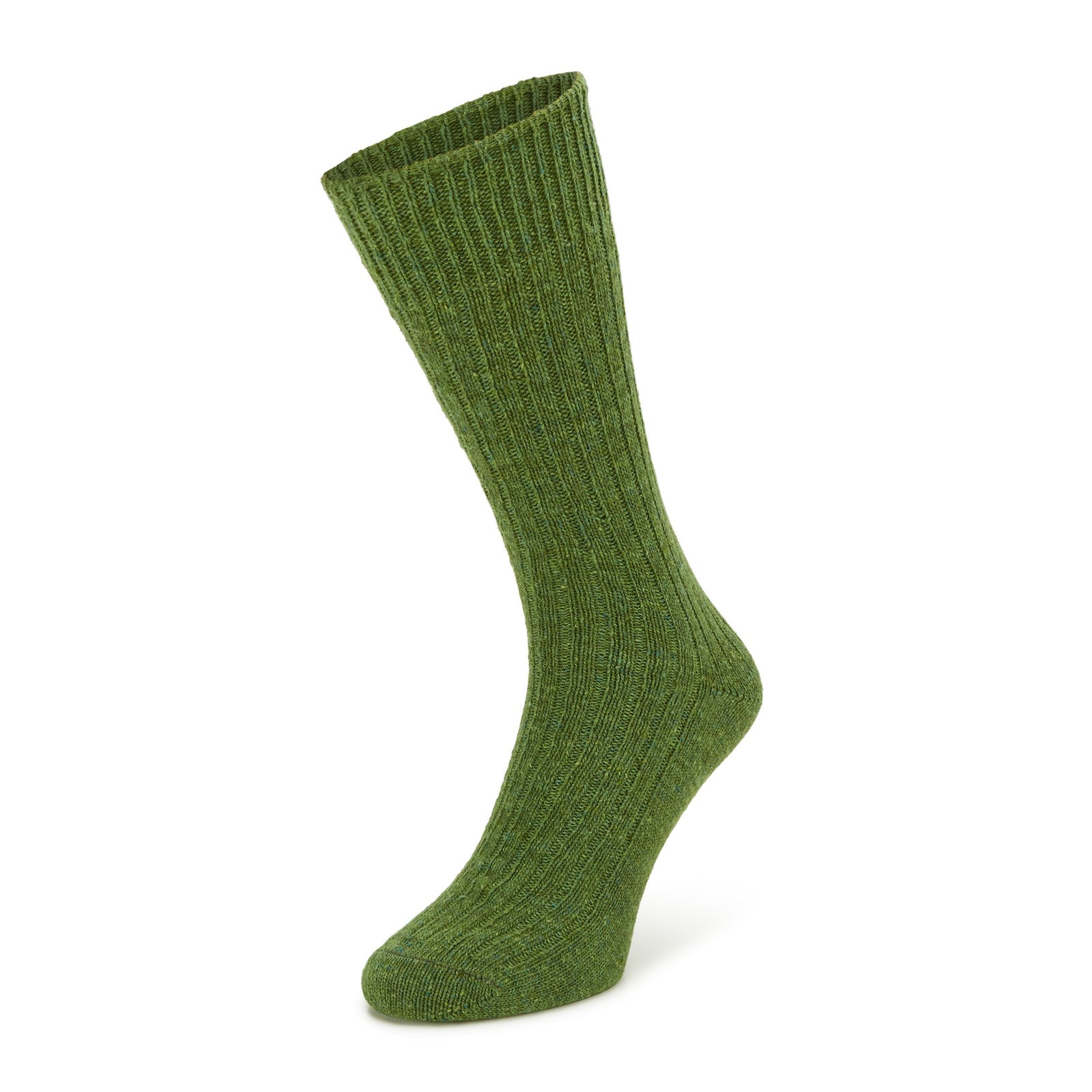 Shannon Green Irish Donegal Wool Sock
