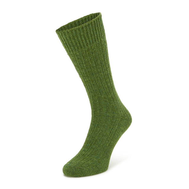 Shannon Green Irish Donegal Wool Sock