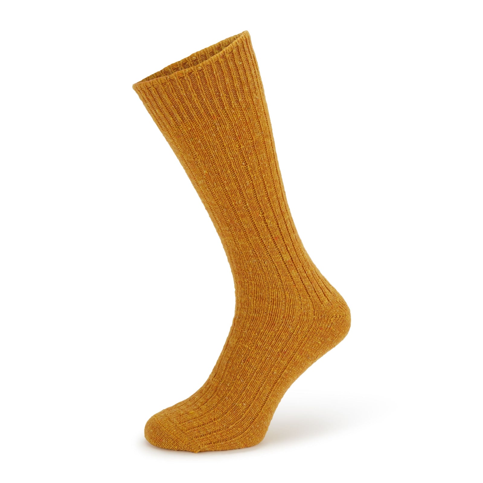 Shannon Ochre Irish Donegal Wool Sock