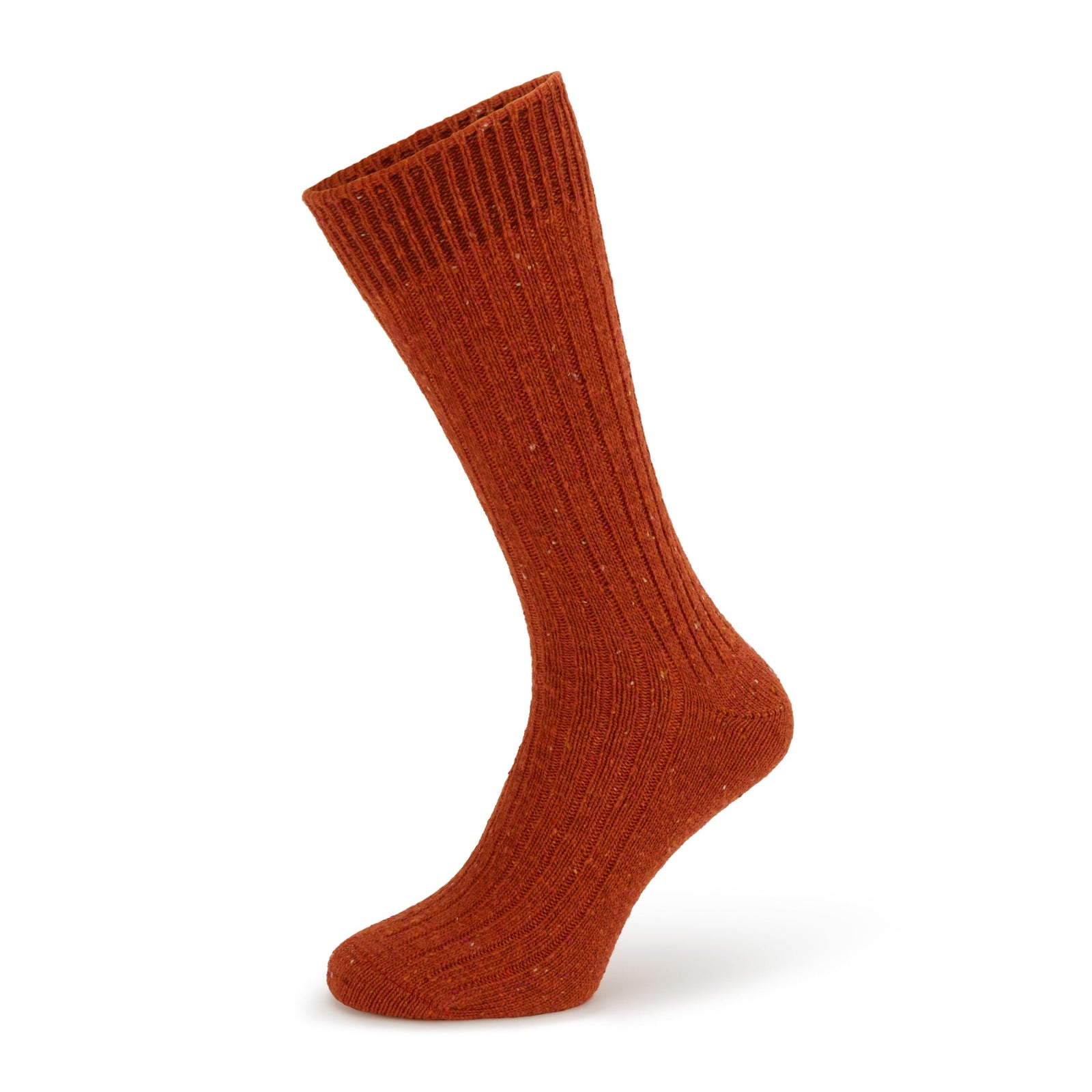 Shannon Rust Irish Donegal Wool Sock