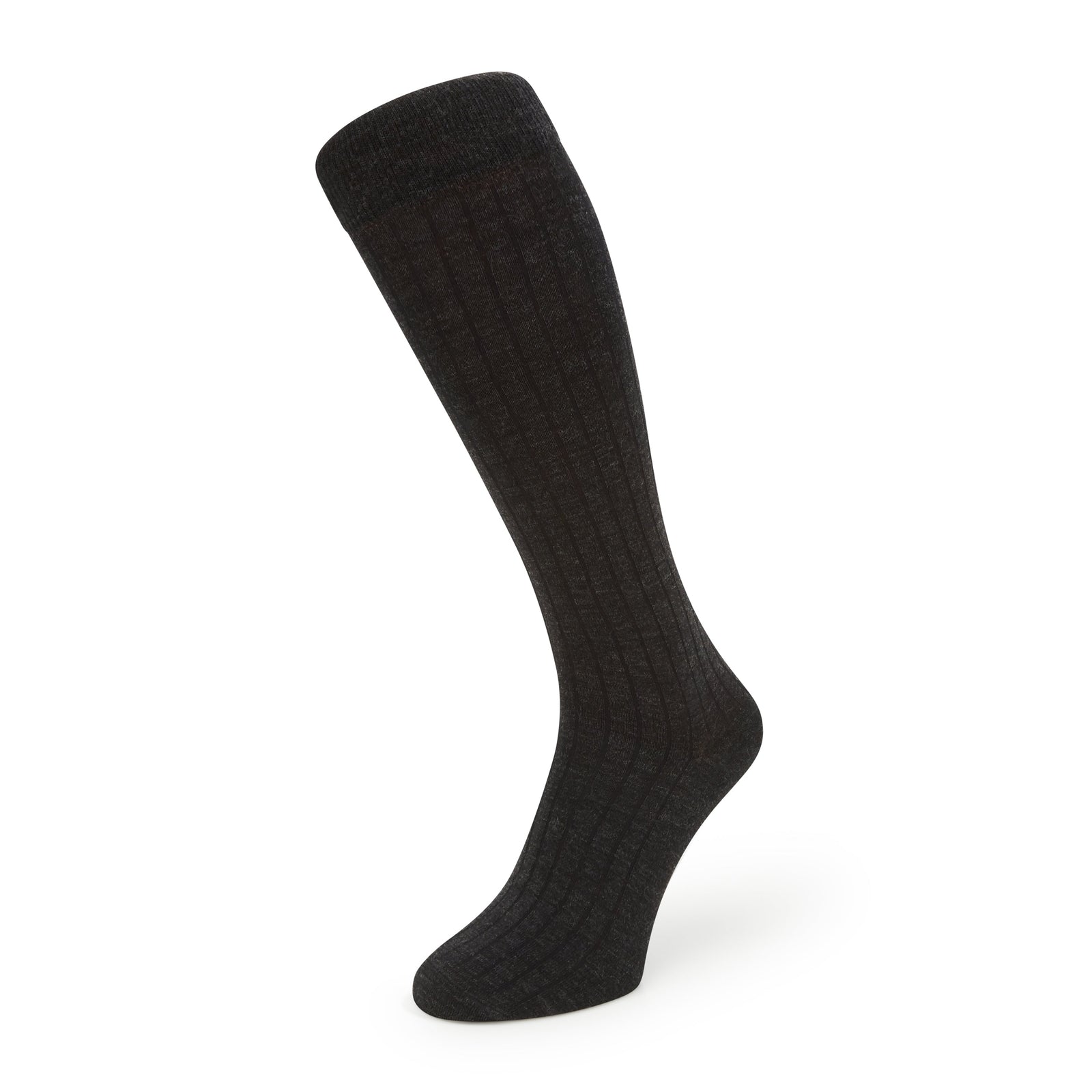 STANTON CHARCOAL OVER THE CALF RIBBED WOOL SOCK