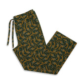 Green and Gold Exclusive Print Silk Cotton Pyjama Set
