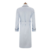 Blue Exclusive Stripe Poplin Dressing Gown