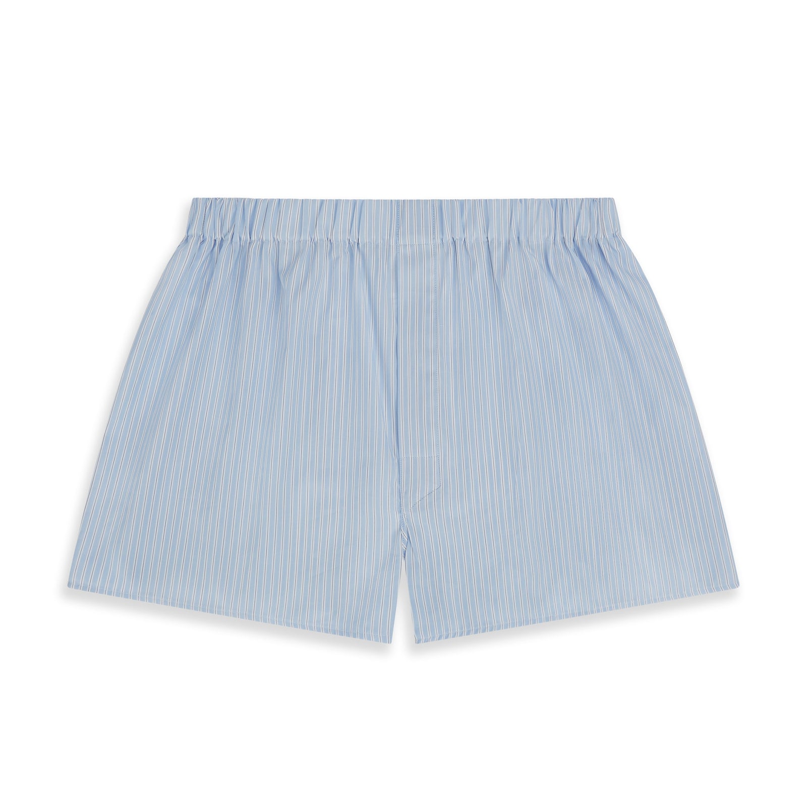 Blue Exclusive Stripe Poplin Single Boxer