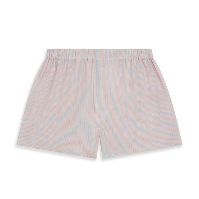 Pink Exclusive Stripe Poplin Single Boxer