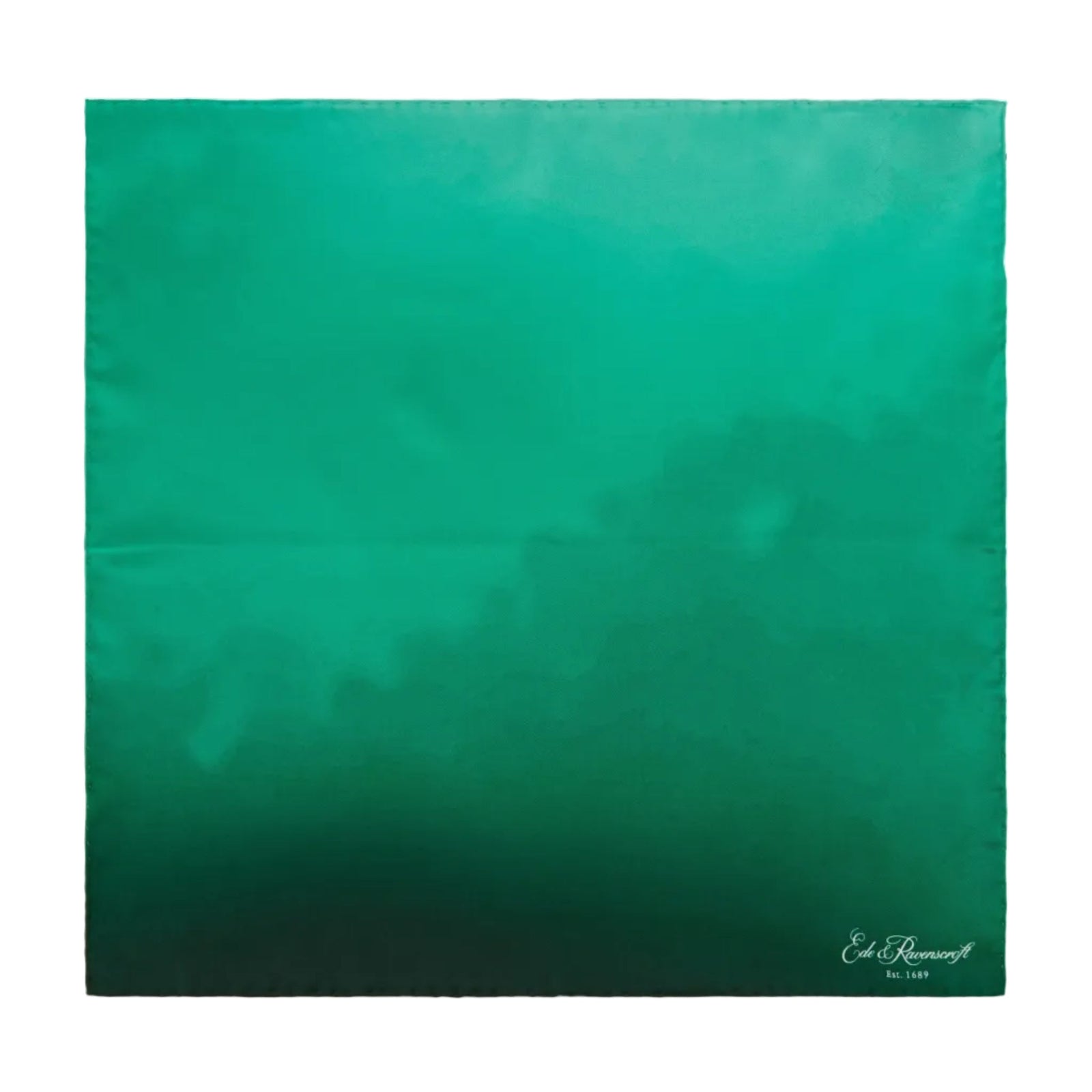 Green Watercolour Pocket Square