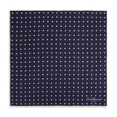 Churchill Silk Spot Pocket Square