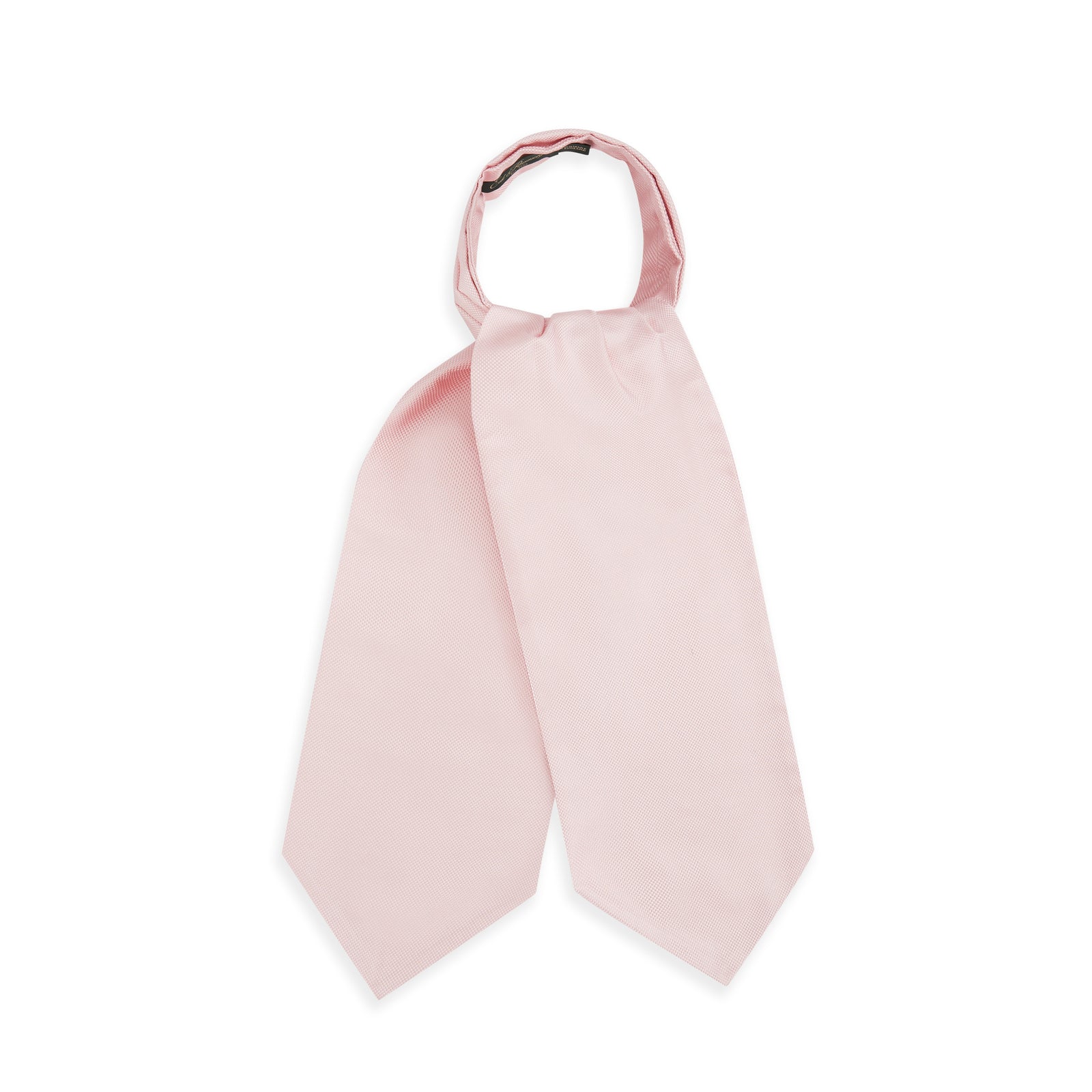 Pale Pink Micro Textured Silk Cravat