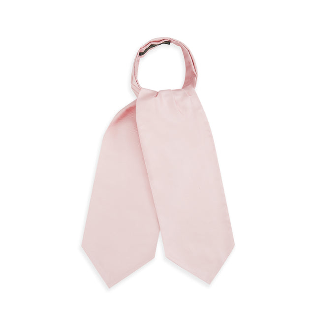 Pale Pink Micro Textured Silk Cravat