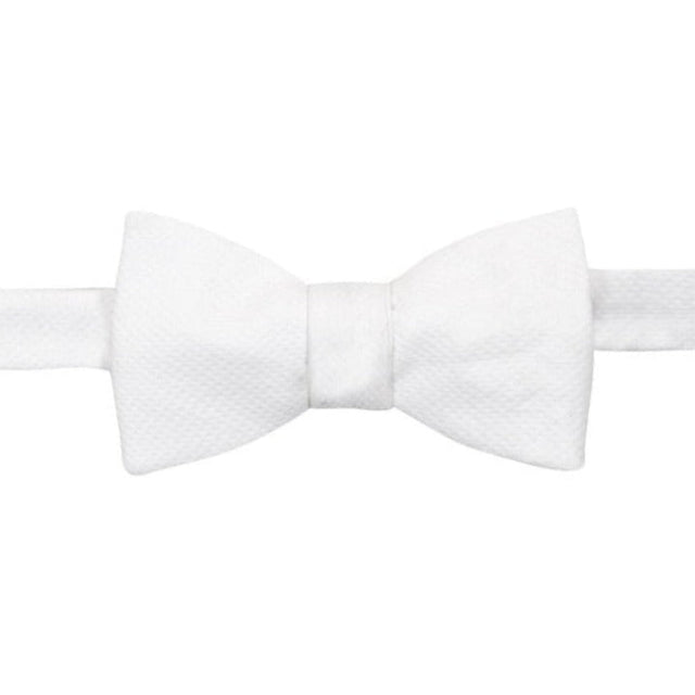 Marcella Cotton Pre-tied Adjustable Woven Bow Tie