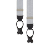 Silver Fleur De Lys Braces