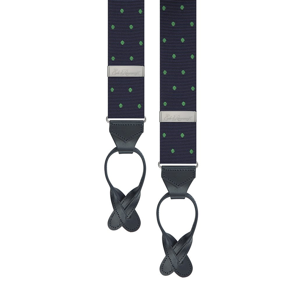 And Green Webbed Spot Braces