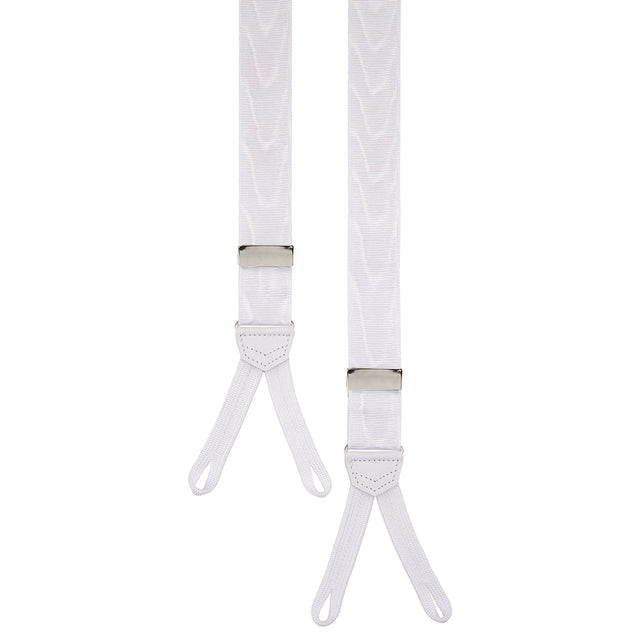 White 32mm Moire Braces