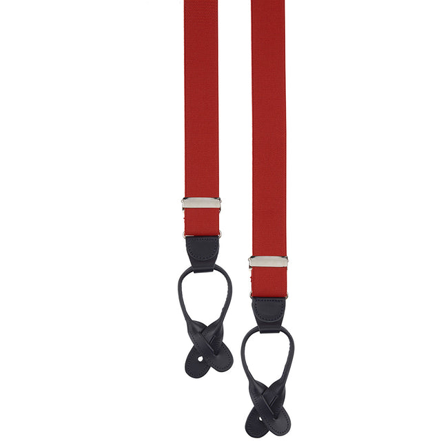 Red 32mm Barathea Braces