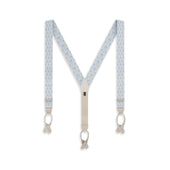 And White Harlequin Silk Brace