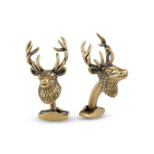 Antique Gold Stag Cufflinks