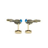 Antique Gold Pheasant Cufflinks