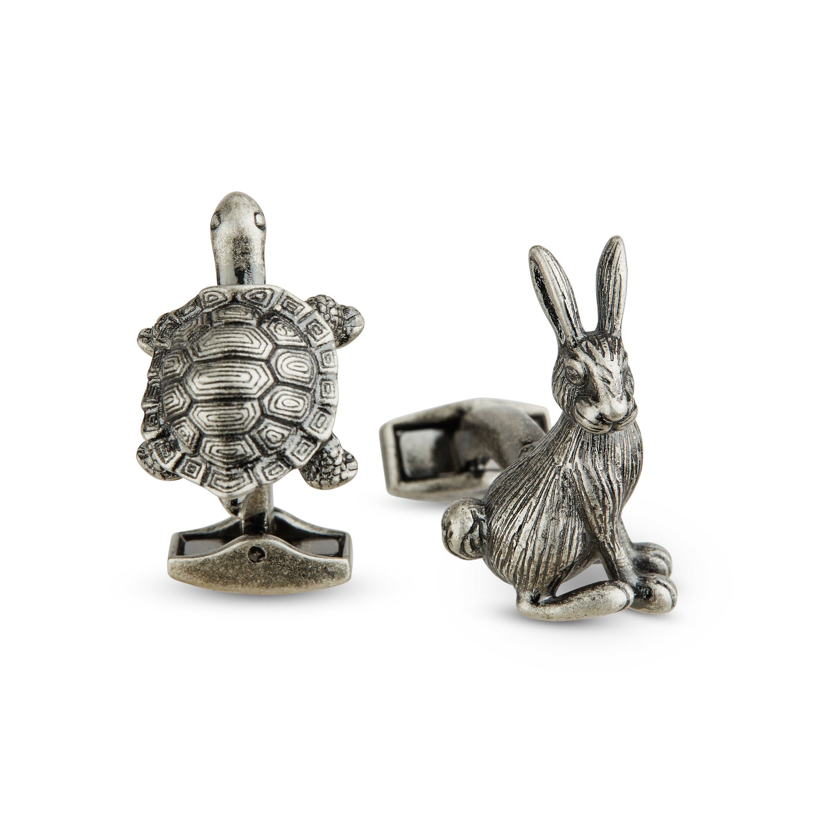 HARE AND TORTOISE CUFFLINK