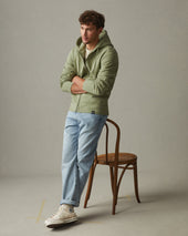 Men S Classic Full Zip Pale